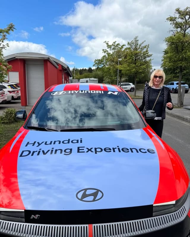 Heute mit #Hyundai auf dem #nürburgring😊