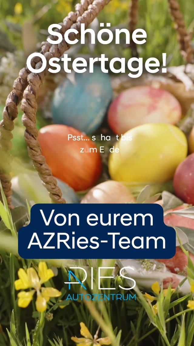 Euer AZRies Team wünscht euch frohe Ostern! 🐣🌸
Wir wünschen euch schöne Feiertage, …