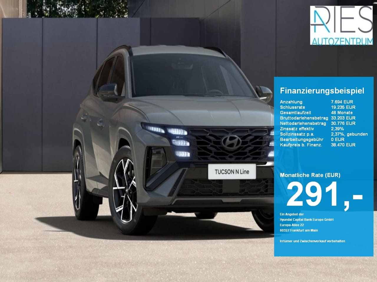 Hyundai Tucson FL (MY27) 1.6 CRDi (136 PS) 48V 7-DCT 2WD N Line LED-Paket