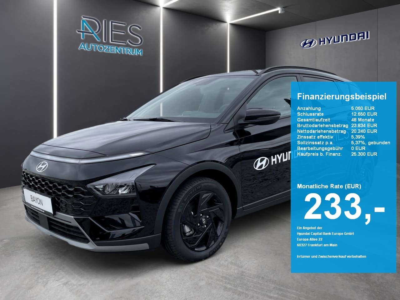 Hyundai BAYON FL (MY26) 1.0 T-GDI (90 PS) 7-DCT 2WD Blackline