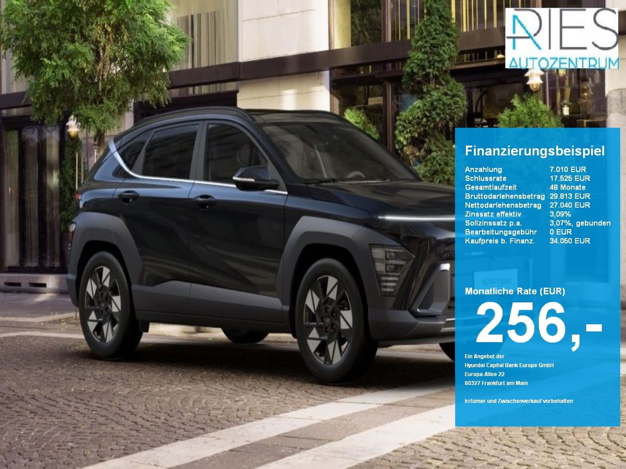 Hyundai Kona SX2 (MY26) HEV 1.6 GDI (138 PS) DCT 2WD Prime Glas-Schiebedach