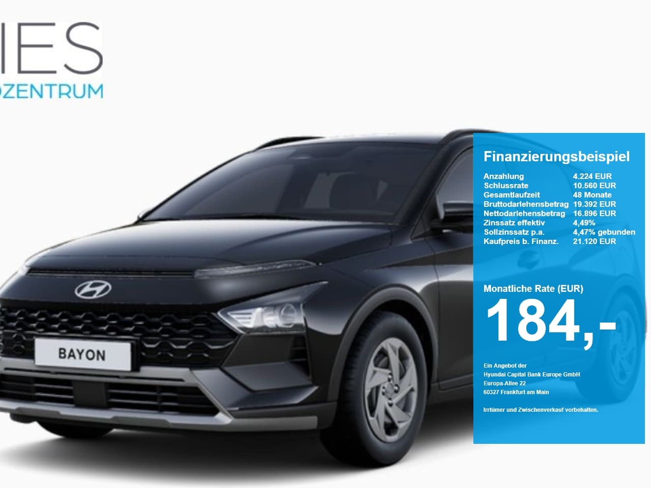 Hyundai BAYON 1.0 T-GDI Select