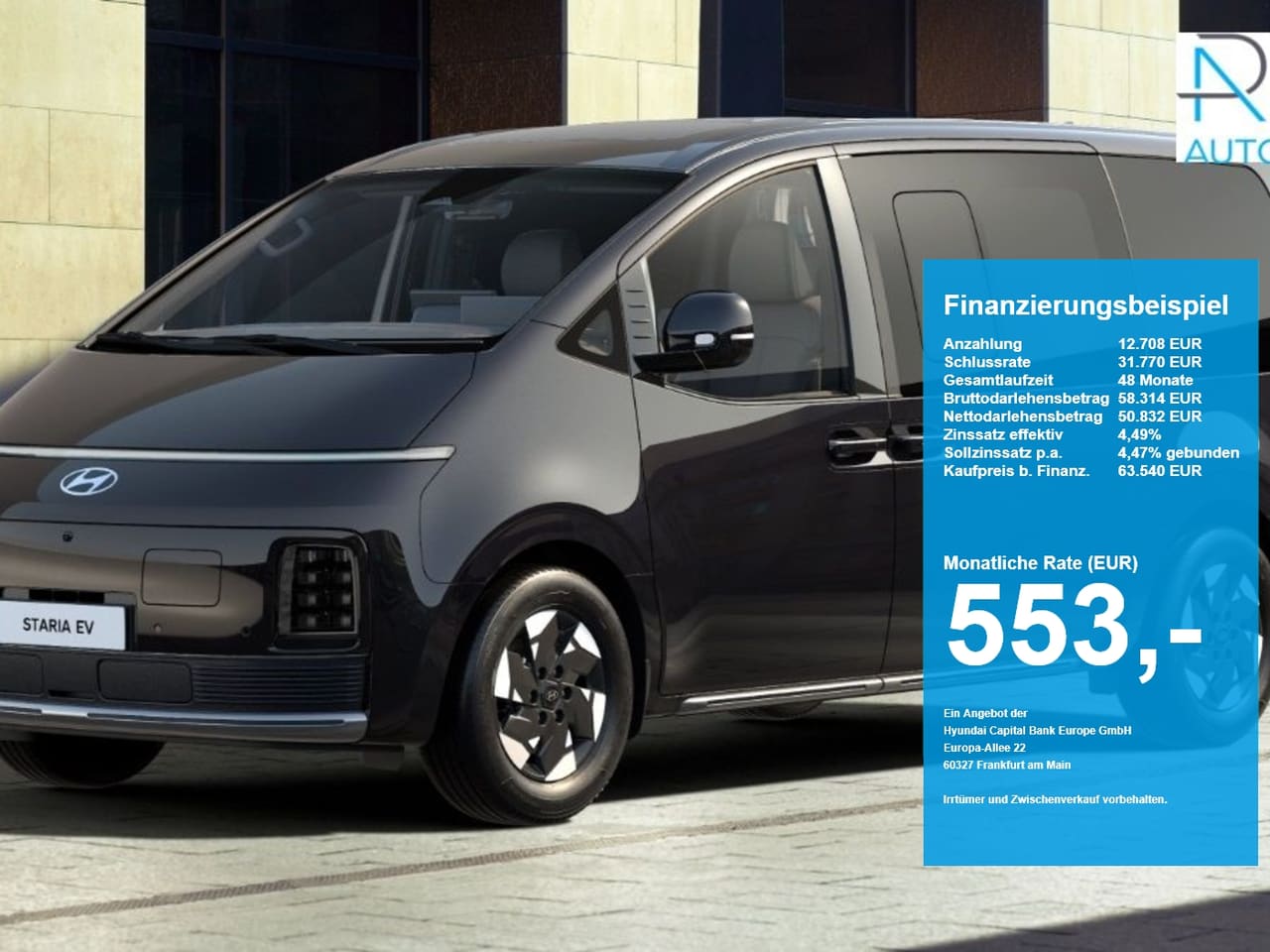 Hyundai Staria Elektro 84 kWh Calligraphy
