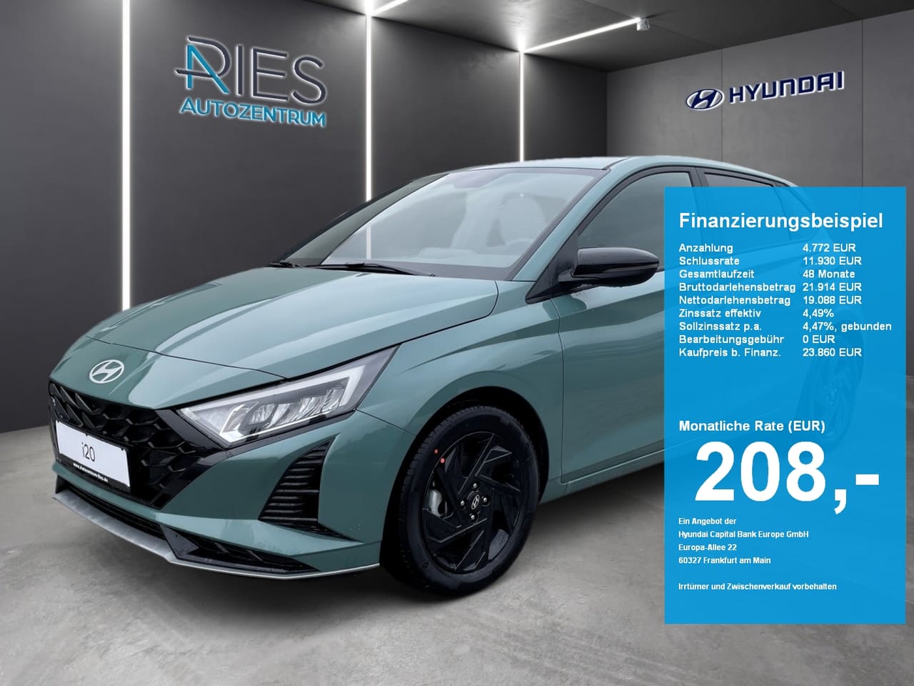 Hyundai i20 FL (MY26) 1.0 T-GDI (90 PS) 7-DCT 2WD Blackline