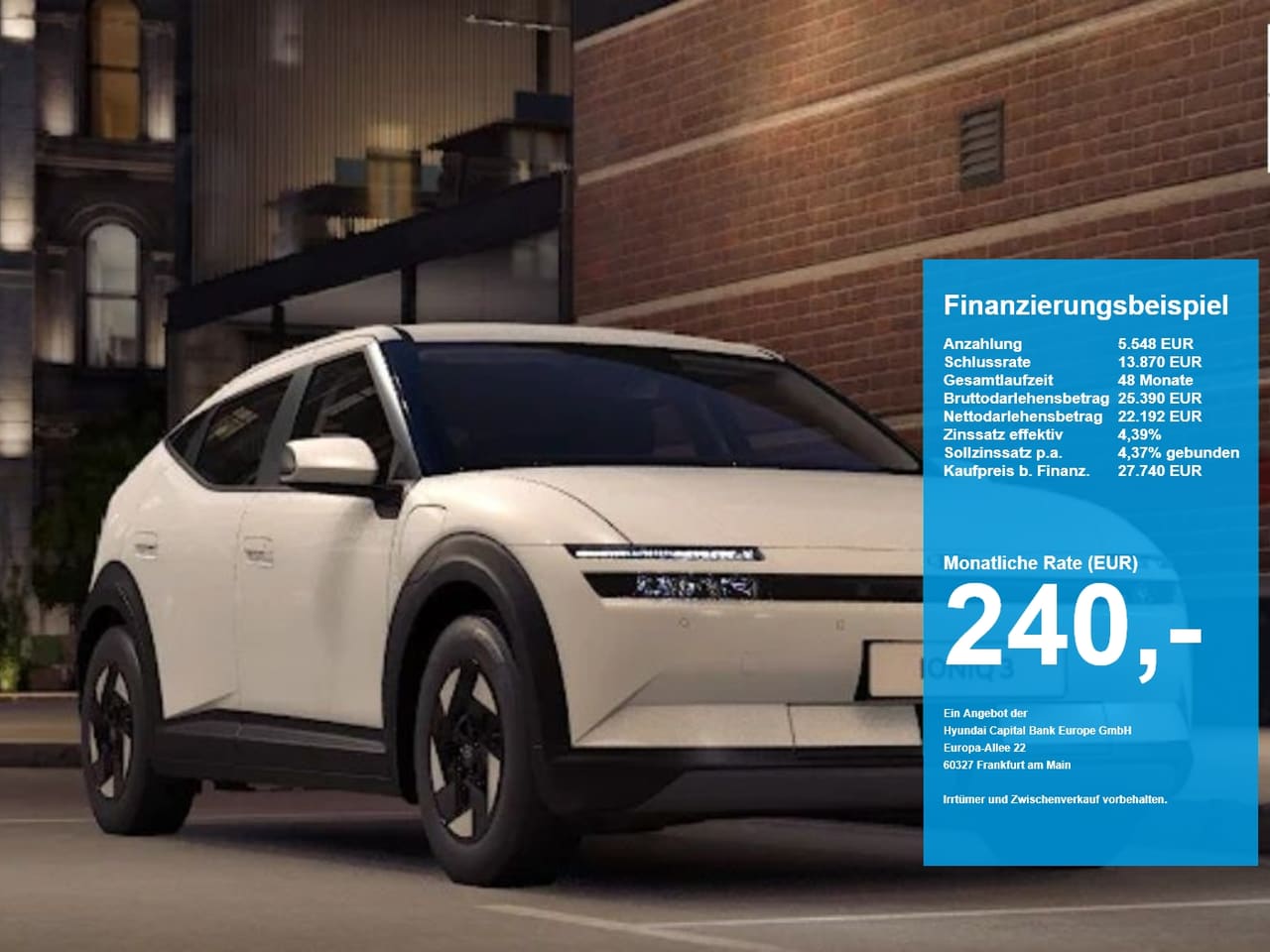 Hyundai IONIQ 3 42 kWh Select