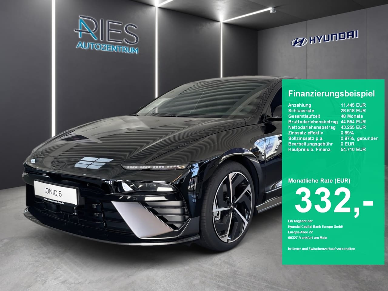 Hyundai IONIQ 6 EV FL (MY26) 84 kWh (325 PS) 4WD N Line