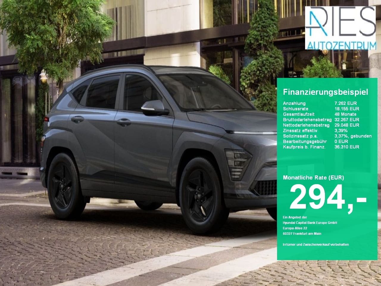 Hyundai Kona SX2 (MY26) EV 49kWh (135 PS) 2WD Trend el. Heckklappe