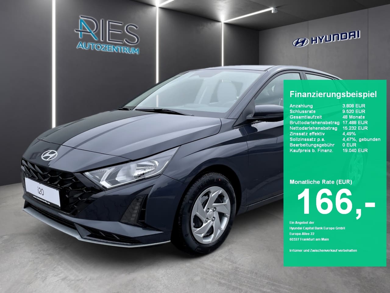 Hyundai i20 FL (MY26) 1.0 T-GDI (90 PS) 6-MT 2WD Select, , Navigation & CarPlay Inklusive