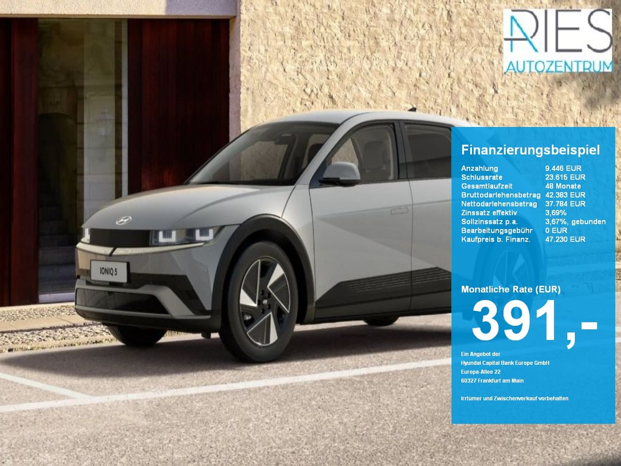 Hyundai IONIQ 5 FL (MY27) 84 kWh 2WD (229 PS) CENTRIQ BOSE Soundsystem, Sitz-Paket