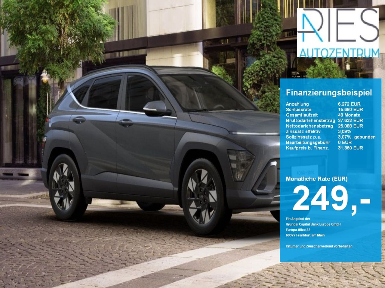 Hyundai Kona SX2 (MY26) HEV 1.6 GDI (138 PS) DCT 2WD Trend