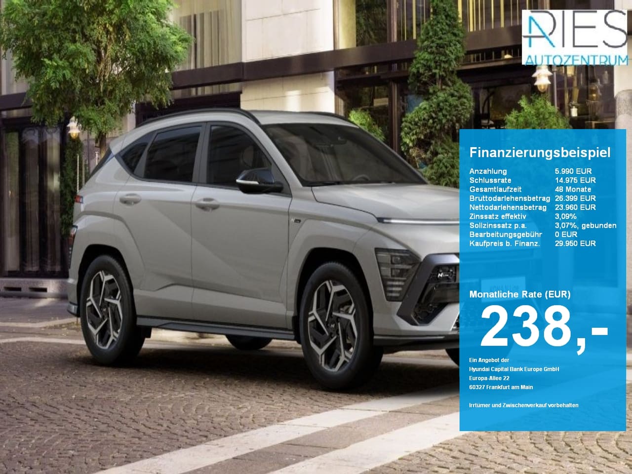Hyundai Kona SX2 (MY26) 1.6 T-GDI (150 PS) 6-MT 2WD N Line Elektr. Heckklappe