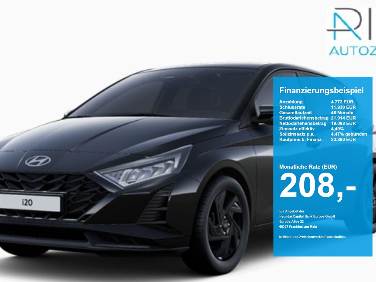 Hyundai i20 FL 1.0 T-GDI Blackline