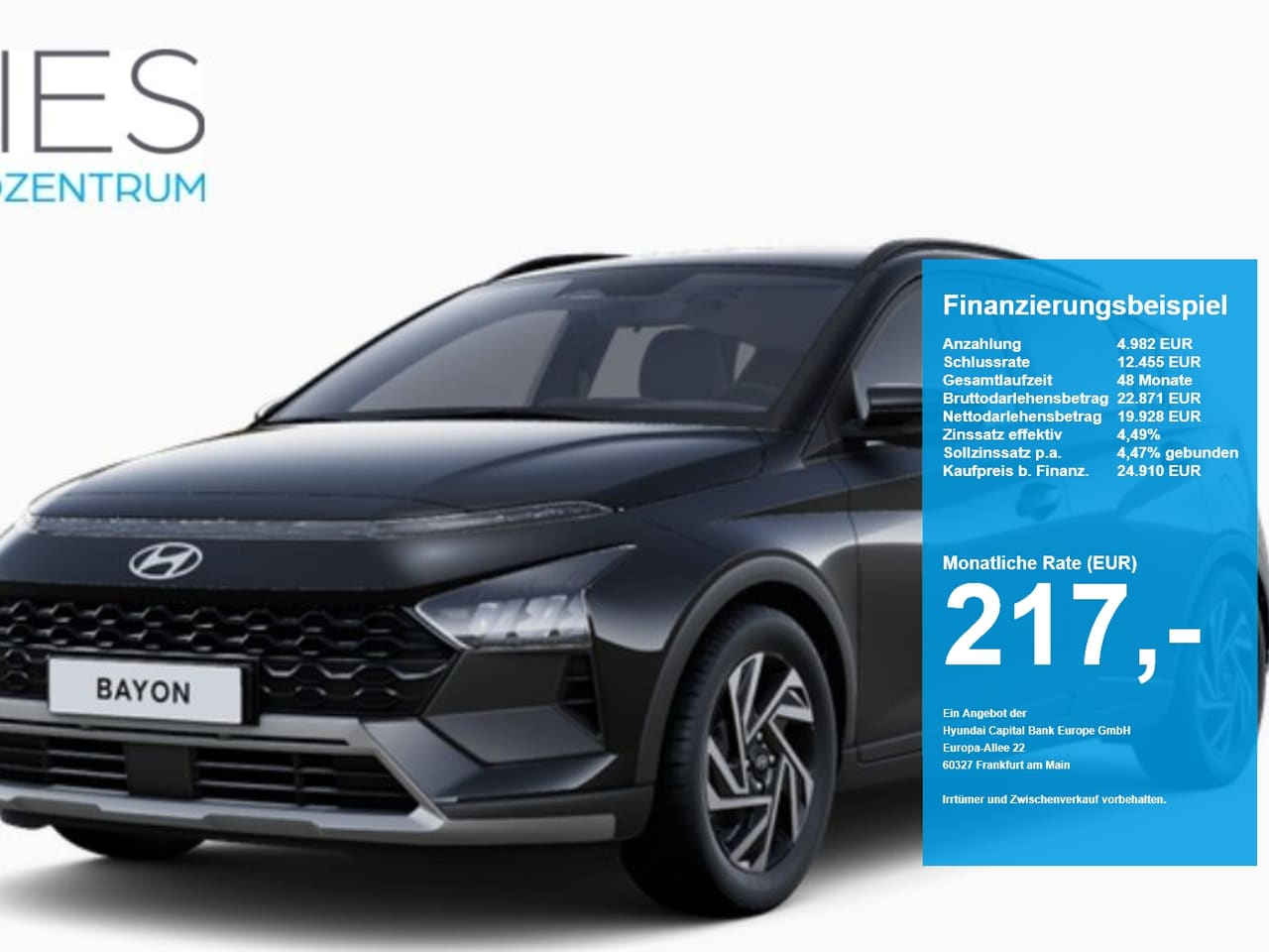 Hyundai BAYON 1.0 T-GDI Trend