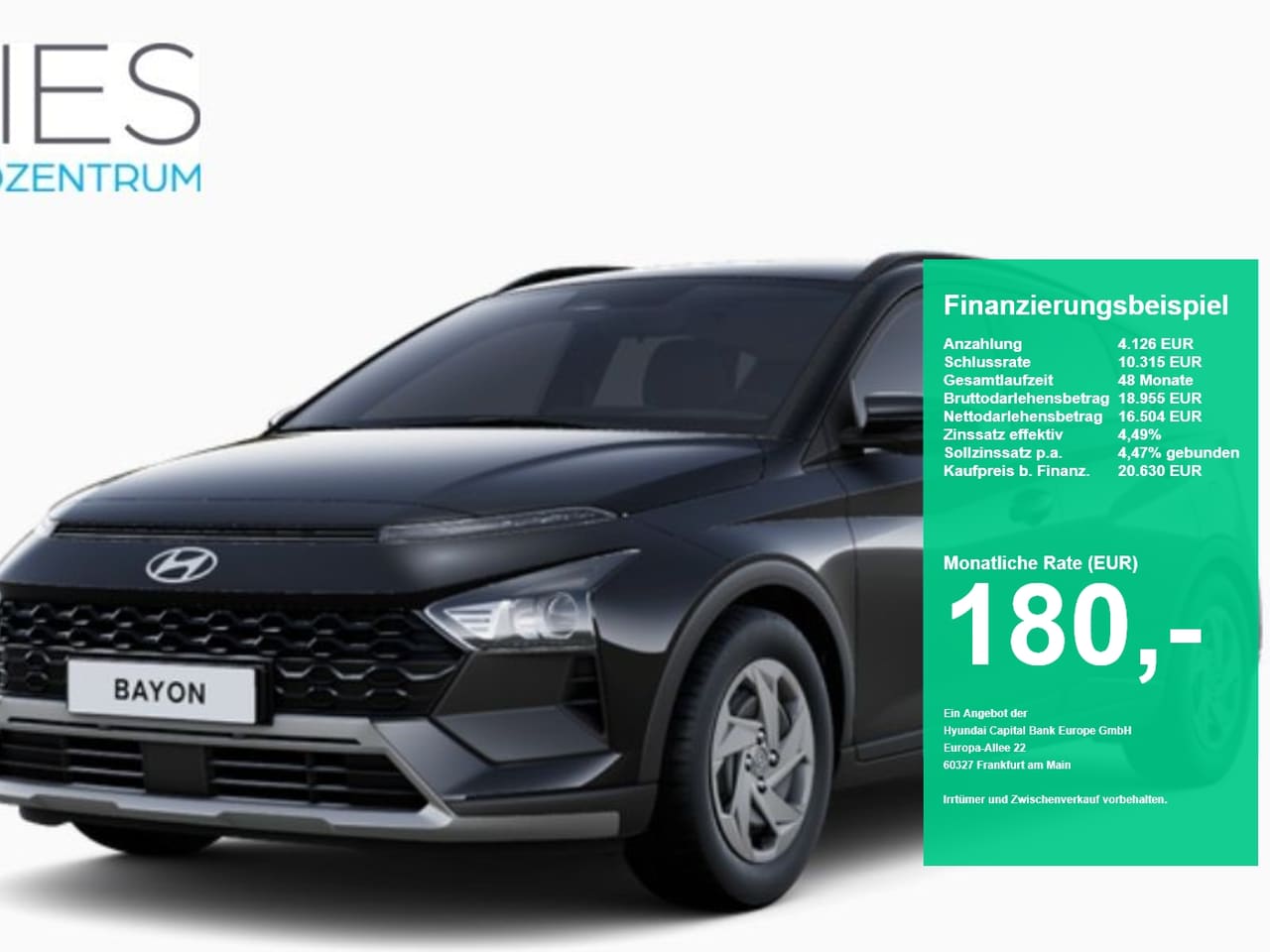 Hyundai BAYON 1.0 T-GDI Select