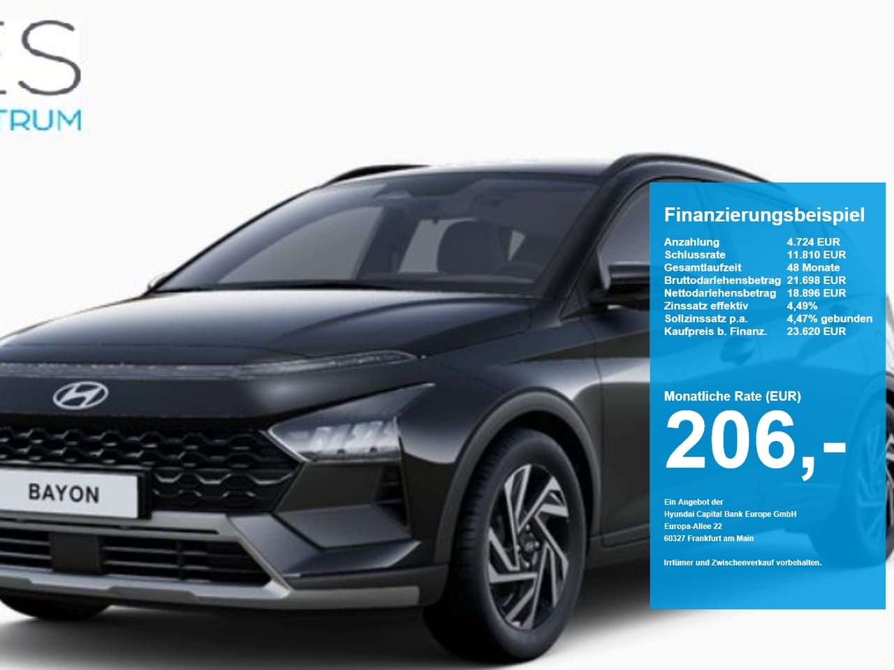 Hyundai BAYON 1.0 T-GDI Trend