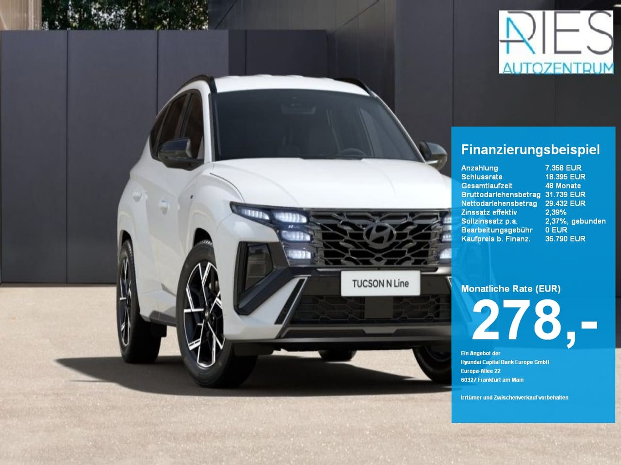 Hyundai Tucson FL (MY27) 1.6 T-GDI (150 PS) 7-DCT 2WD N Line Krell Sound System