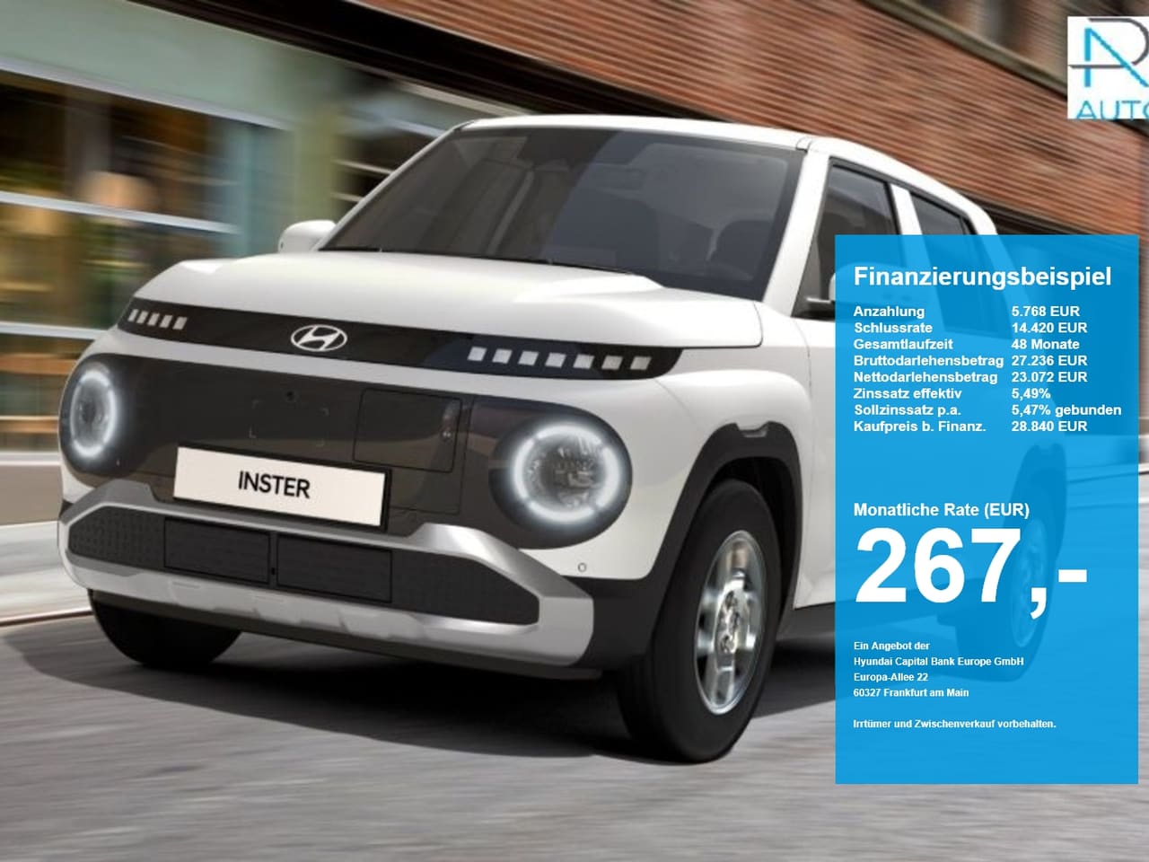 Hyundai INSTER EV 49 kWh Trend