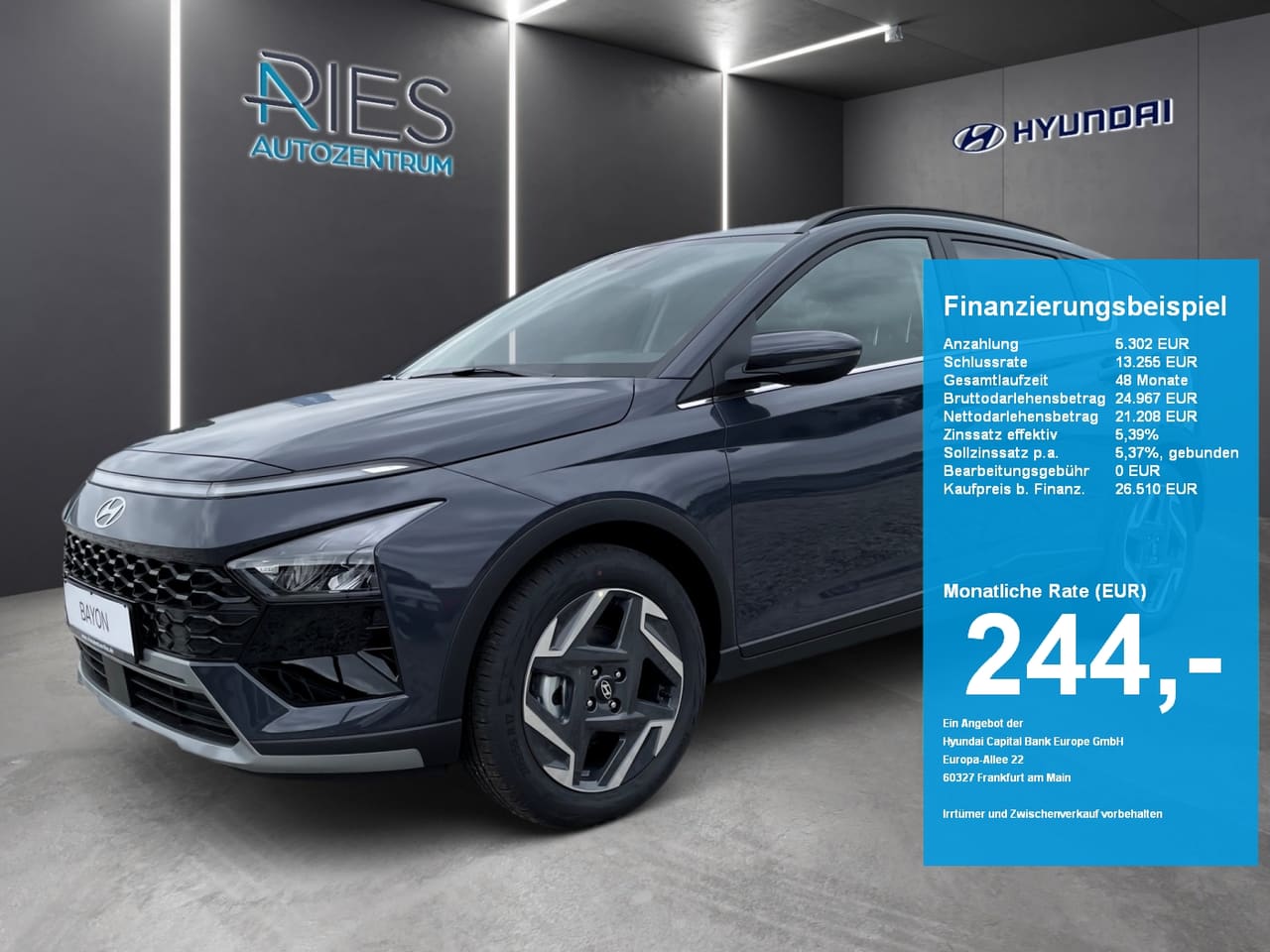 Hyundai BAYON FL (MY26+ICC) 1.0 T-GDI (90 PS) 7-DCT 2WD Prime