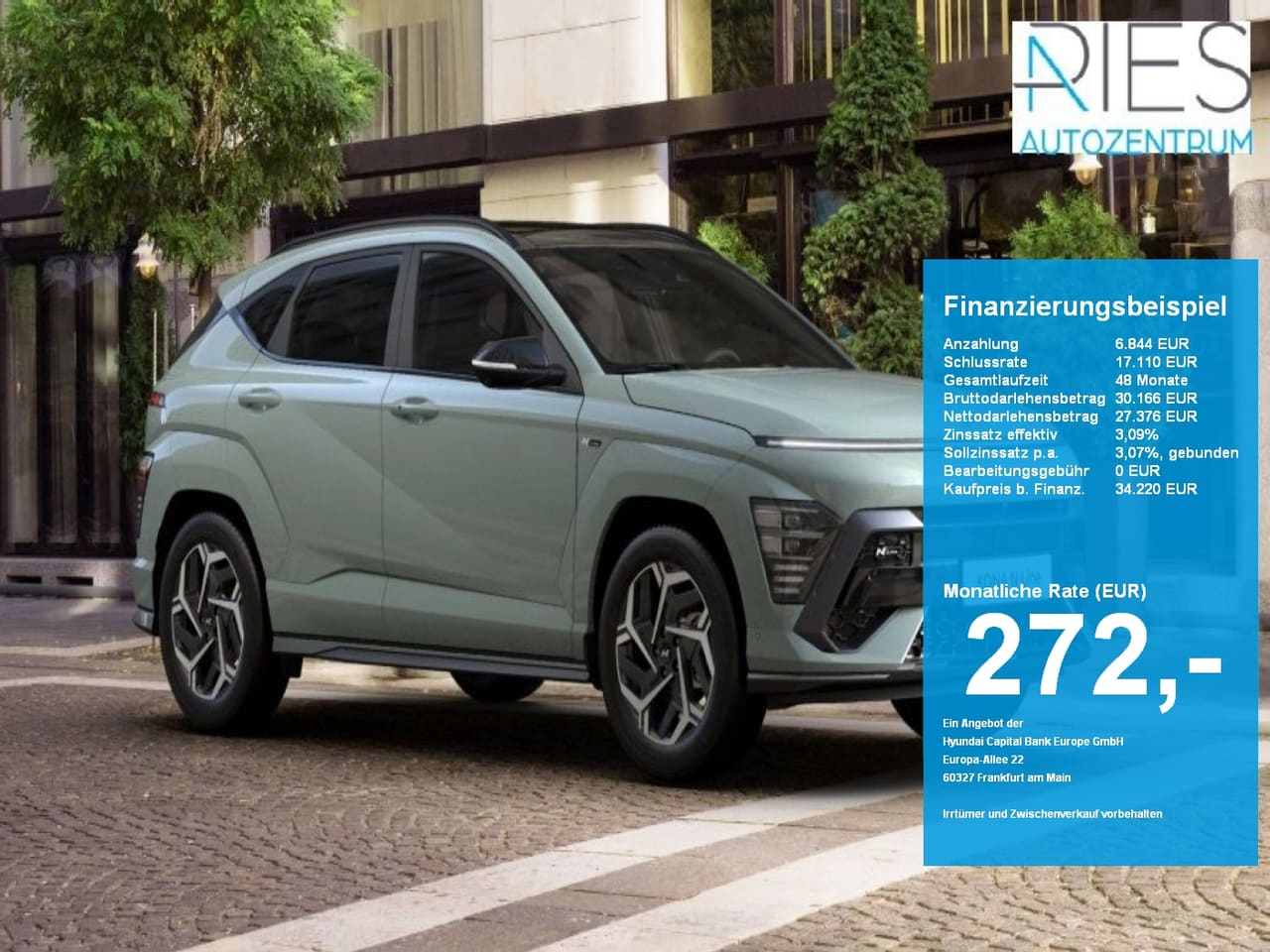 Hyundai Kona SX2 (MY26) 1.6 T-GDI (180 PS) DCT 2WD N Line X Glas-Schiebedach