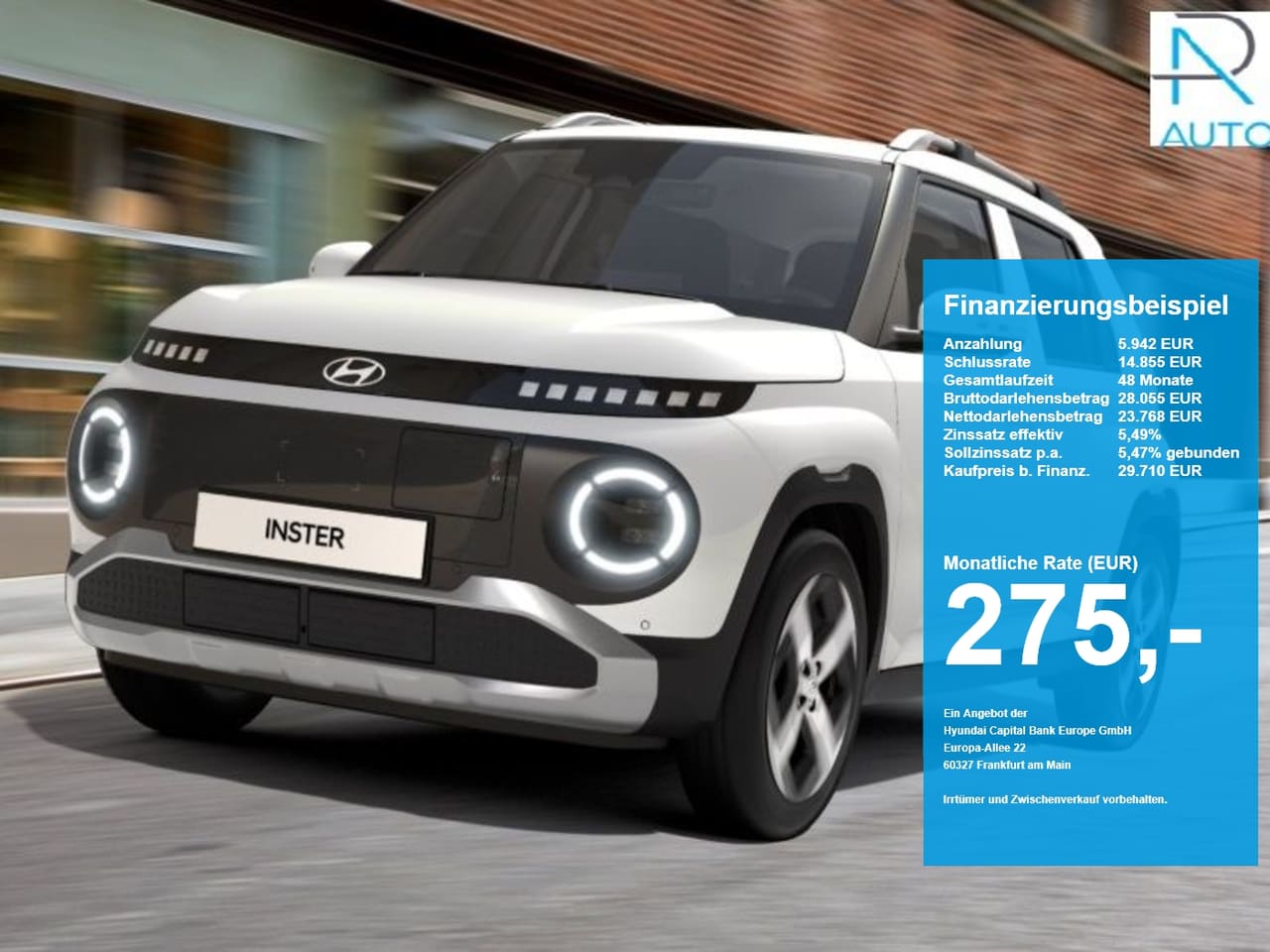 Hyundai INSTER EV 49 kWh Prime