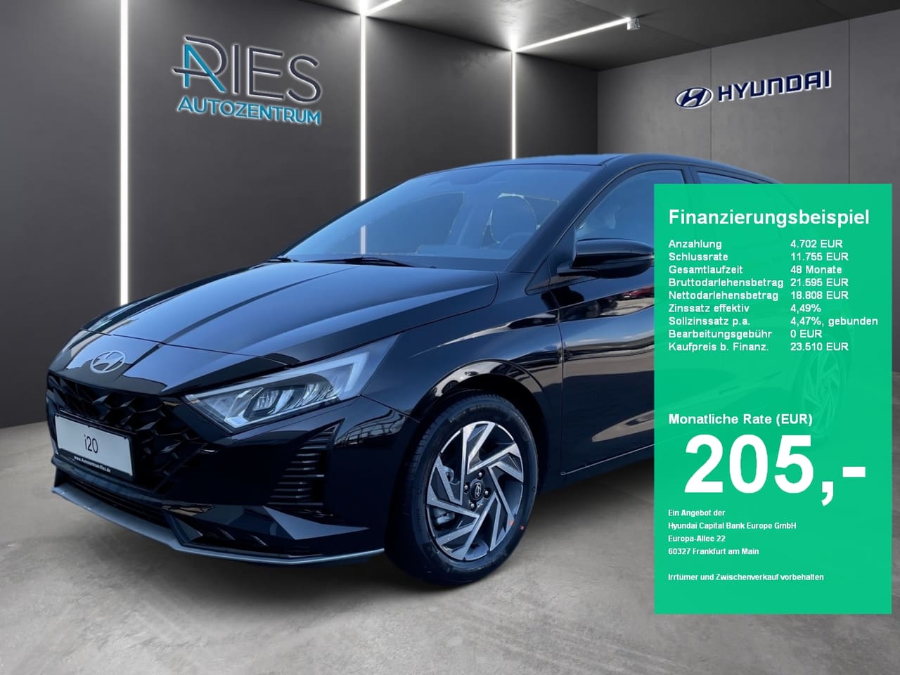 Hyundai i20 FL (MY26) 1.0 T-GDI (90 PS) 7-DCT 2WD Trend Komfortpaket, Bose Soundpaket