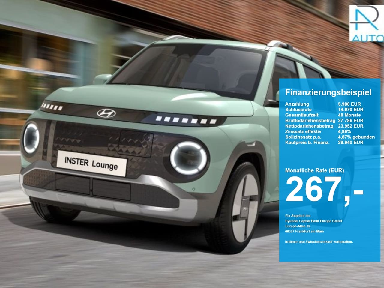 Hyundai INSTER Lounge 49 kWh