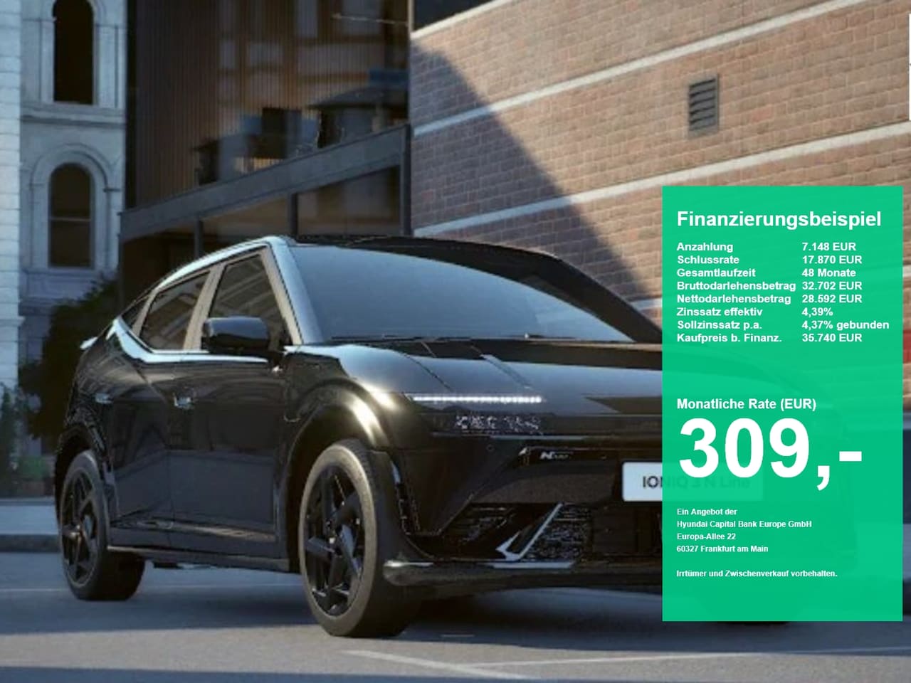 Hyundai IONIQ 3 61 kWh N Line