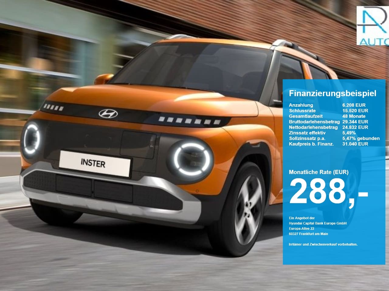 Hyundai INSTER EV 49 kWh Prime
