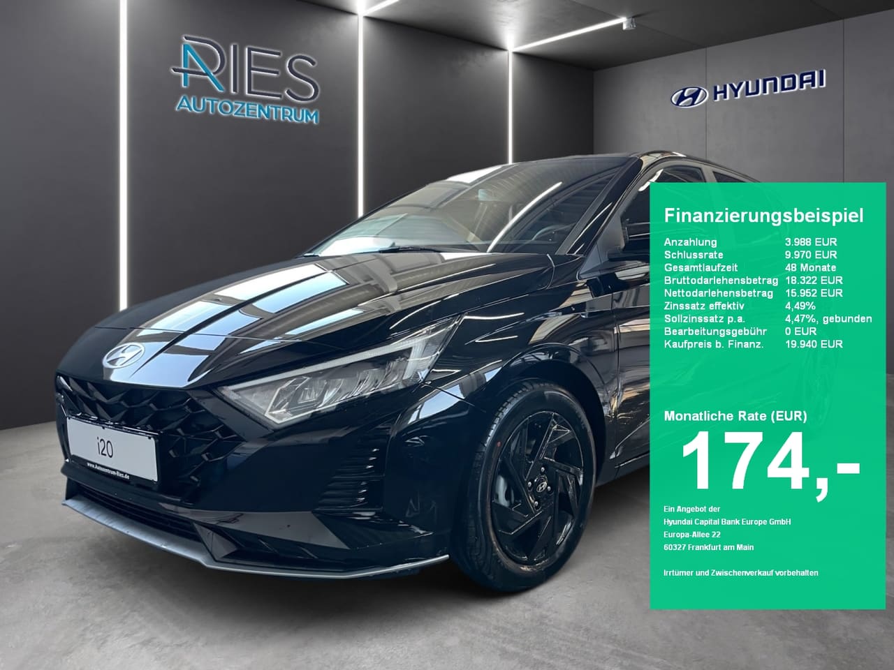 Hyundai i20 FL (MY26) 1.0 T-GDI (90 PS) 6-MT 2WD Blackline
