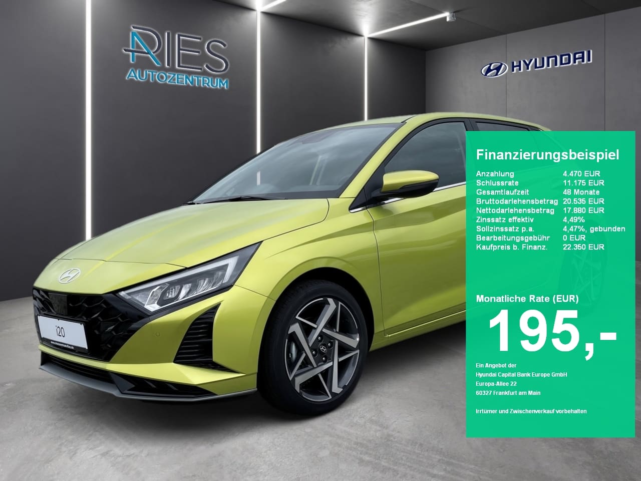 Hyundai i20 FL (MY26) 1.0 T-GDI (90 PS) 6-MT 2WD Prime