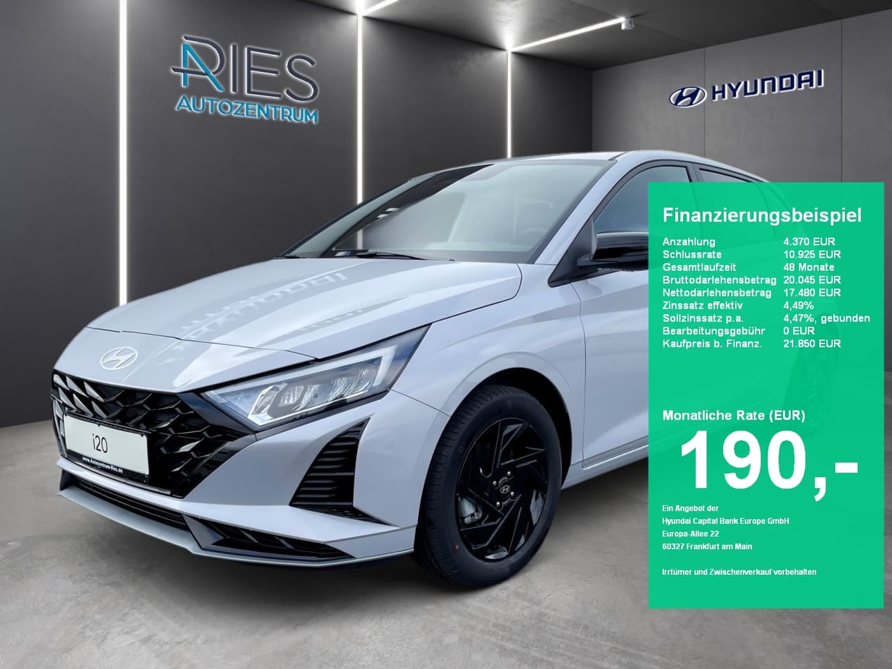 Hyundai i20 FL (MY26) 1.0 T-GDI (90 PS) 6-MT 2WD Blackline