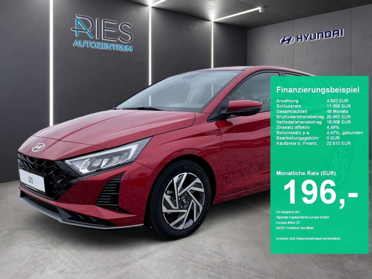 Hyundai i20 FL (MY26) 1.0 T-GDI (90 PS) 7-DCT 2WD Trend