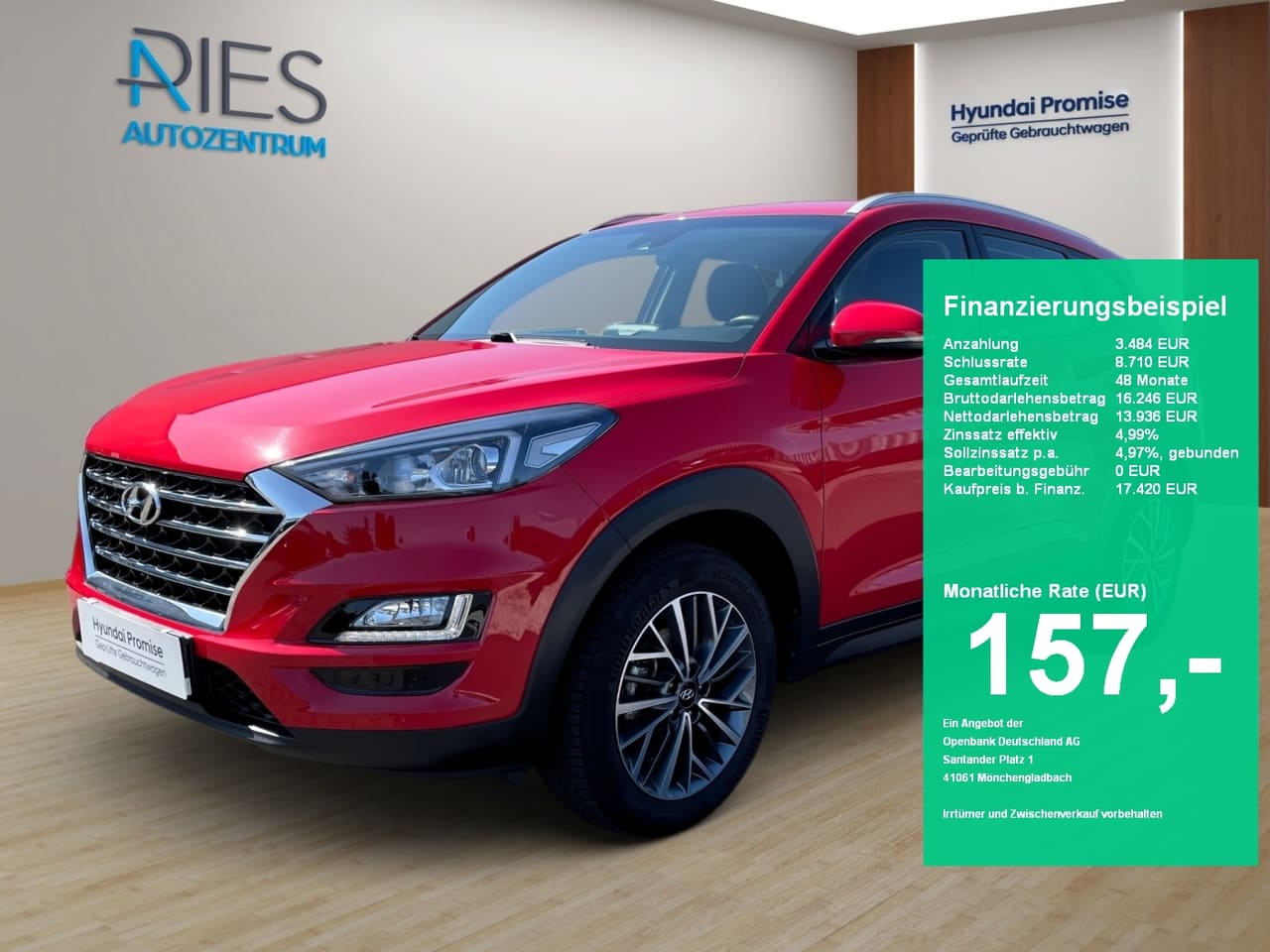 Hyundai Tucson FL MJ20 1.6 GDi M/T 2WD Sonderedition ADVANTAGE