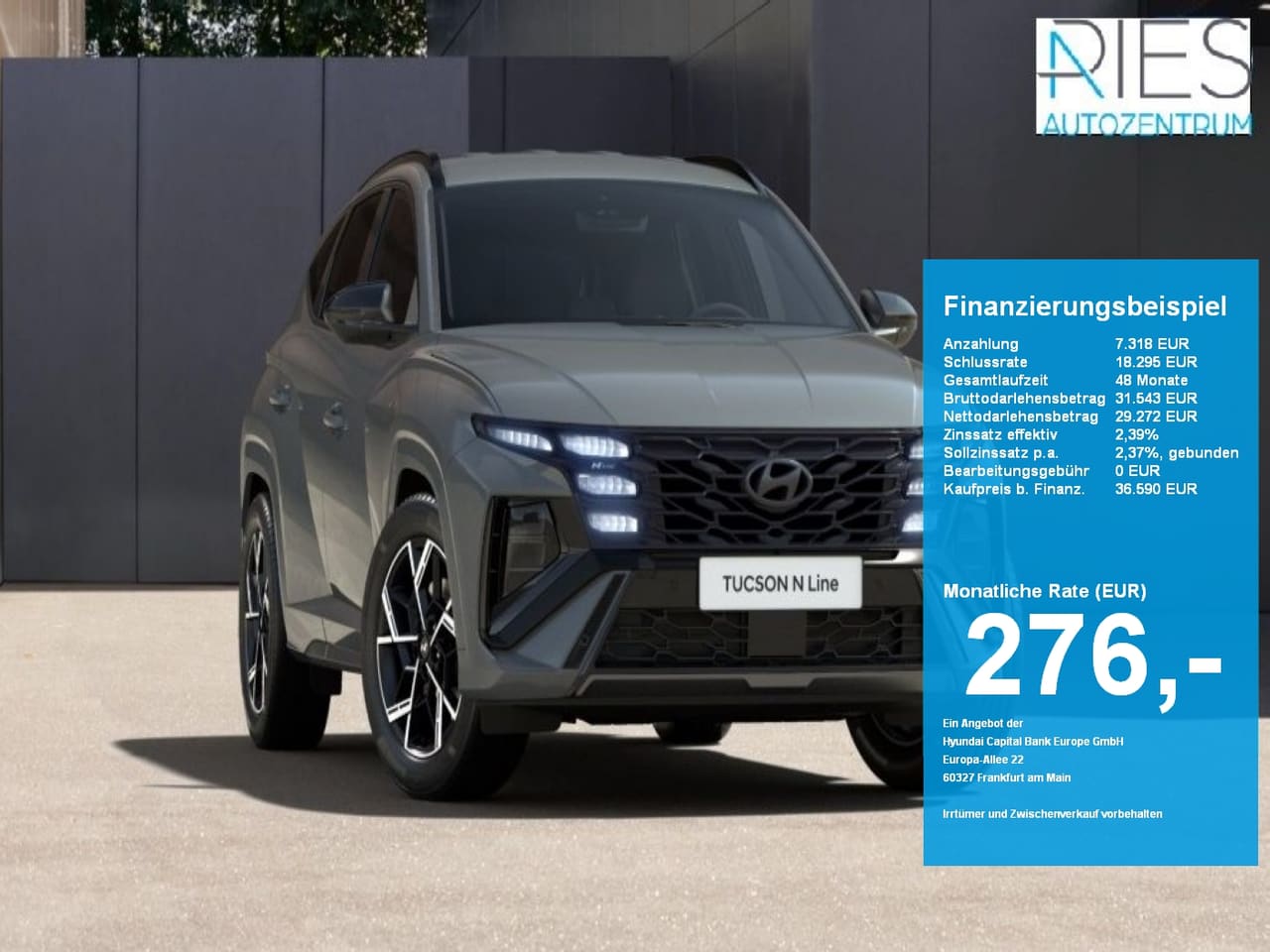 Hyundai Tucson FL (MY27) 1.6 T-GDI (150 PS) 7-DCT 2WD N Line