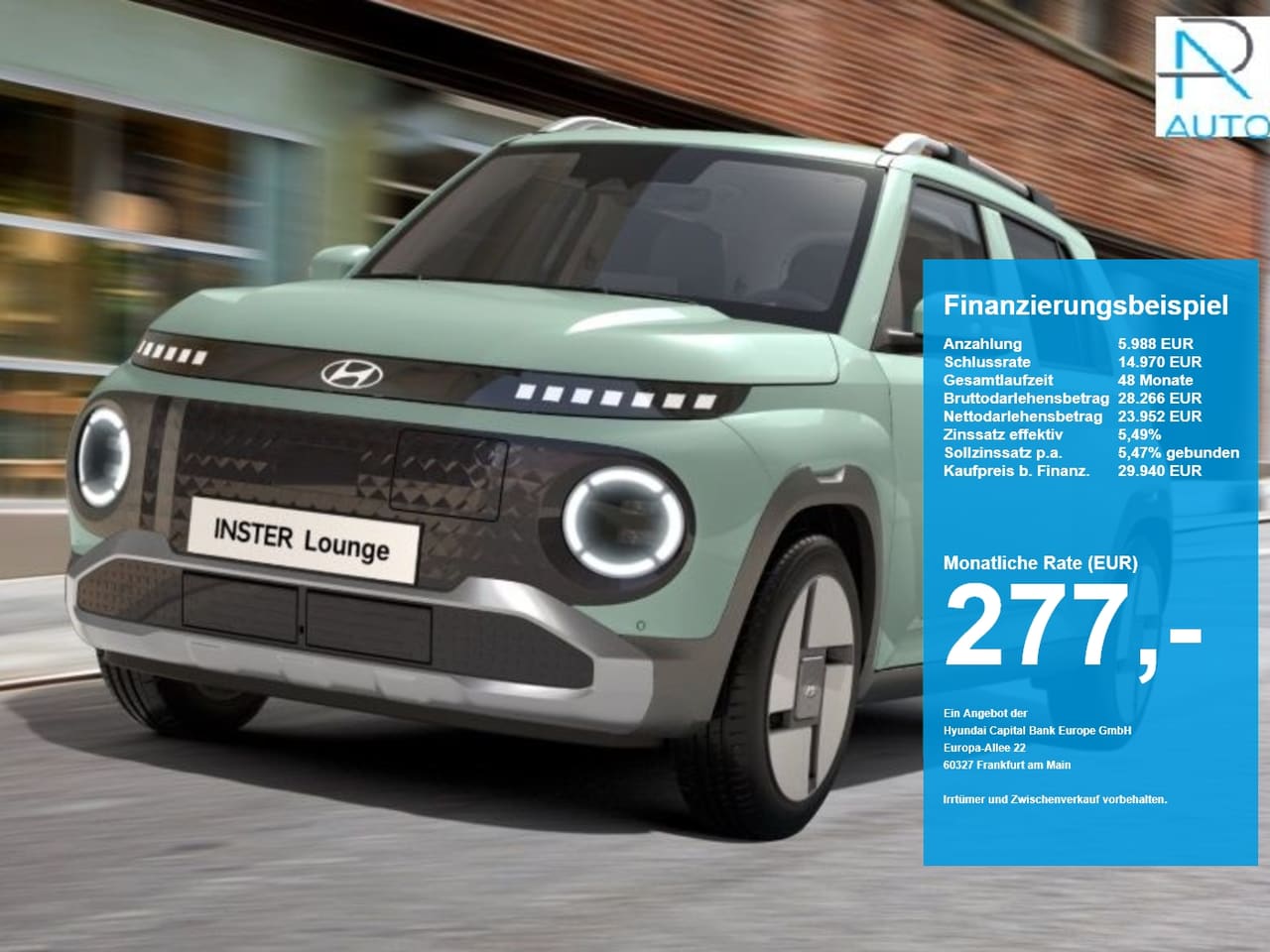 Hyundai INSTER Lounge EV 49 kWh