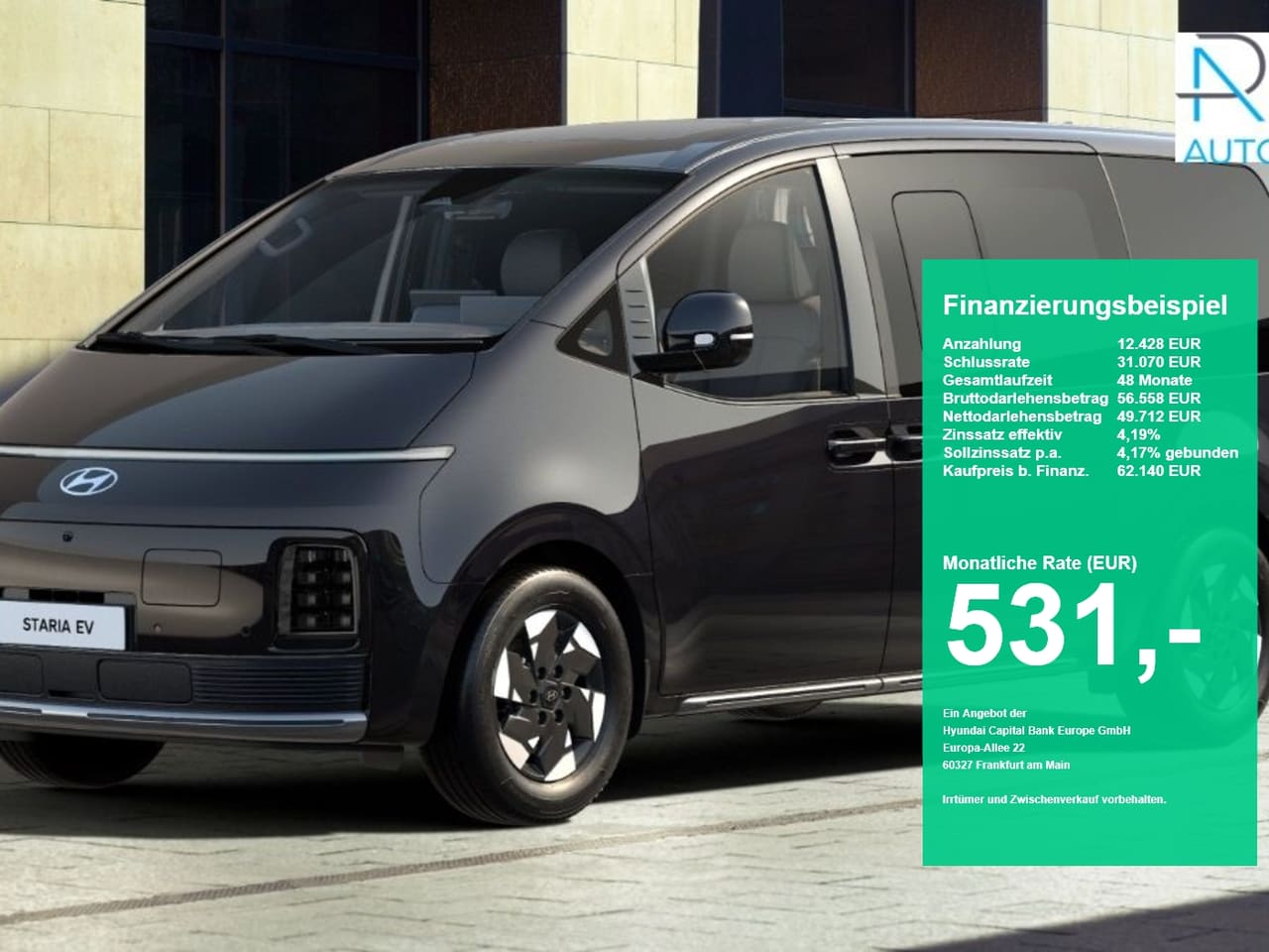Hyundai Staria Elektro 84 kWh Calligraphy