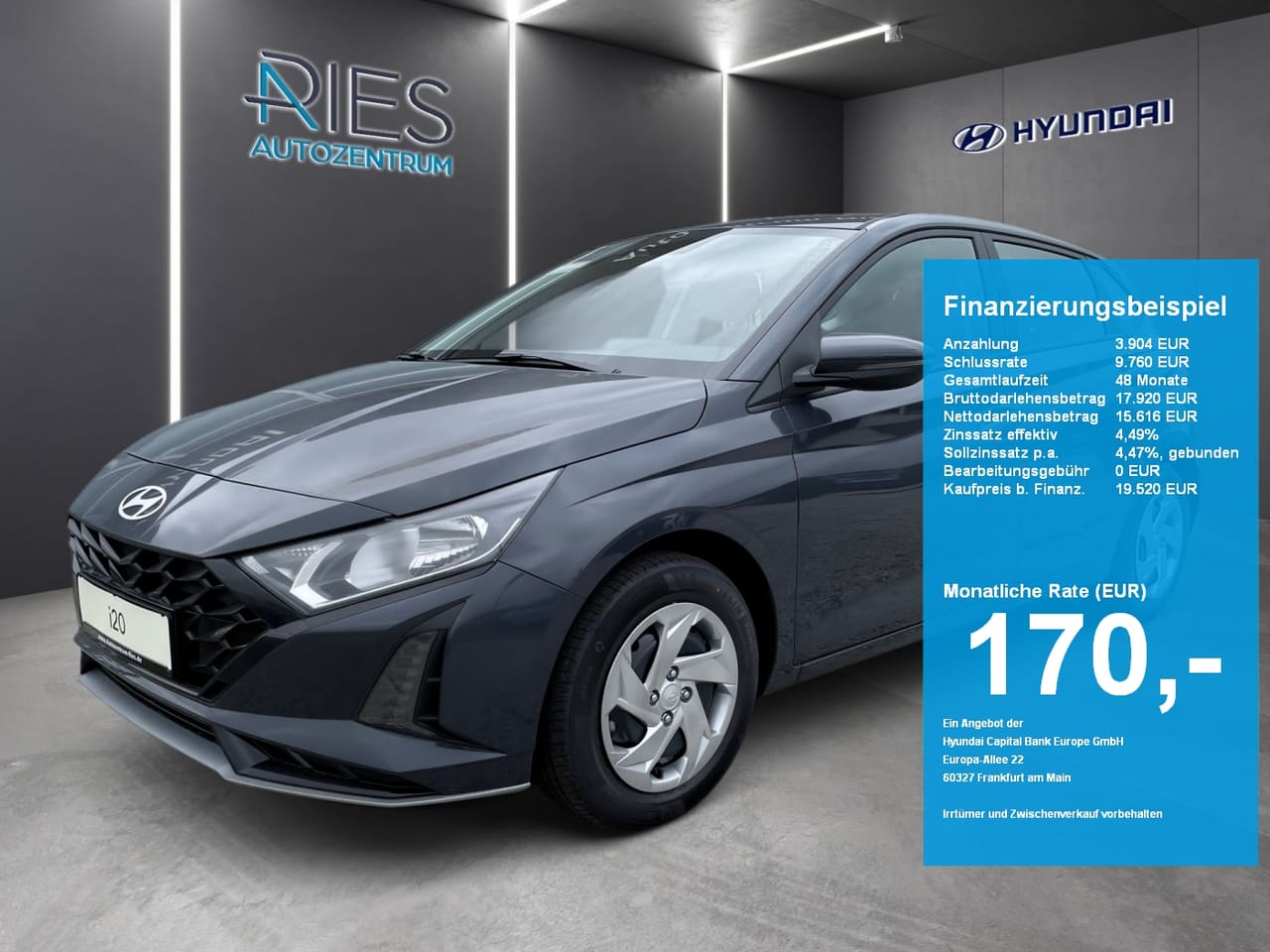 Hyundai i20 FL (MY26+ICC) 1.0 T-GDI (90 PS) 6-MT 2WD Select