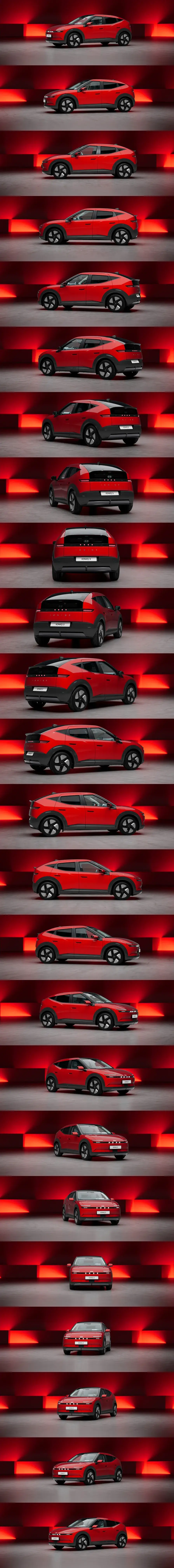 Hyundai IONIQ 3 dreht sich