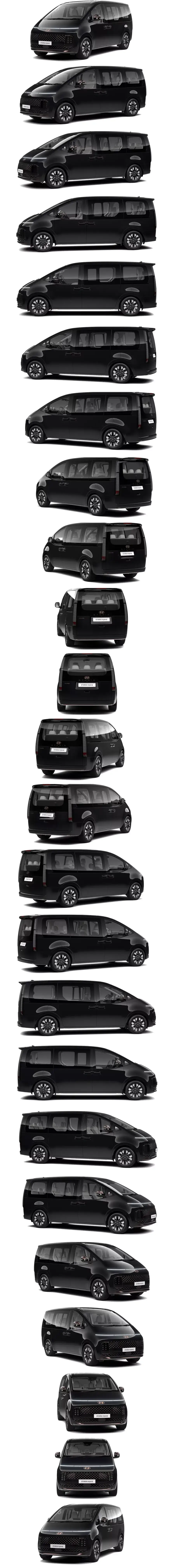 Hyundai STARIA Hybrid – 360-Grad-Ansicht